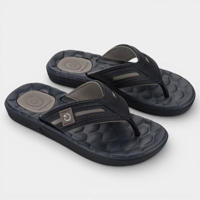 Chinelo Cartago Egeu IV Masculino - Preto e Cinza