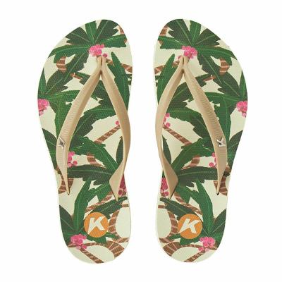 Chinelo Kenner Ibiza Hula Feminino - Off White e Marrom