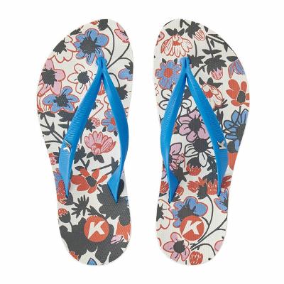 Chinelo Kenner Ibiza Morangos Feminino - Azul e Lilás
