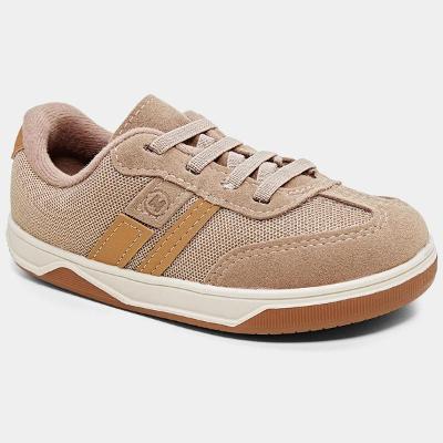 Tênis Infantil Molekinho Menino - Bege e Marrom