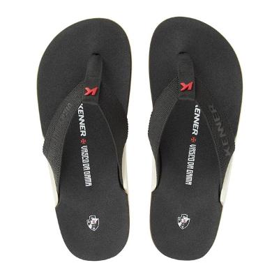 Chinelo Kenner Vasco da Gama Nk6 Pro Masculino - Preto e Branco