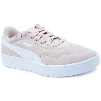 Tênis Puma Court Lally SD Feminino - Rosa e Branco