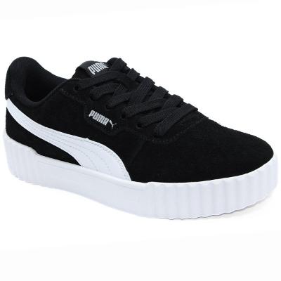 Tênis Puma Carina 3 SD Bdp Feminino - Preto e Branco