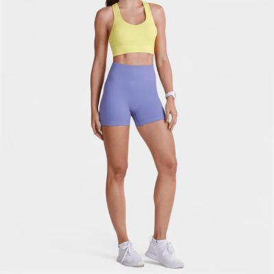 Short Legging Lupo Canelado Seamless - Lilás