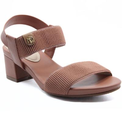 Sandália Modare Tiras De Elástico Ultra Conforto - Rosa