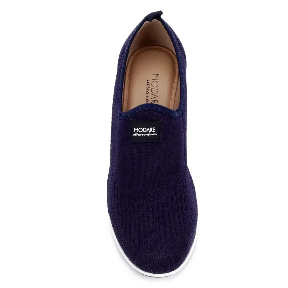 Tênis Slip On Modare Elástico Bolha Feminino - Marinho - 2