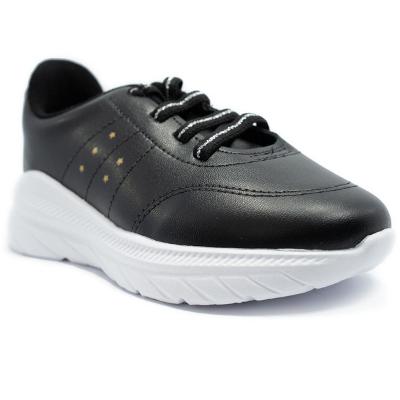 Tênis Molekinha Infantil Menina - Preto e Dourado