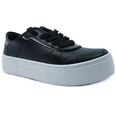 Tênis Moleca Neo Metalizado Feminino - Preto