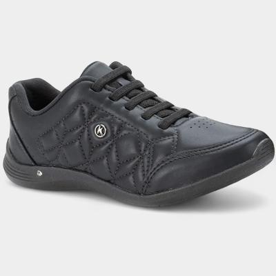 Tênis Kolosh Calce Fácil Relevo Feminino - Preto