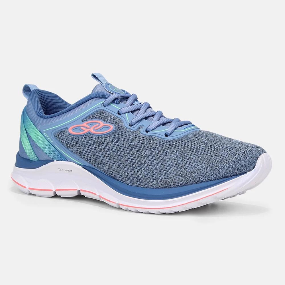 Tênis Olympikus Day Feminino - Azul e Rosa - 1