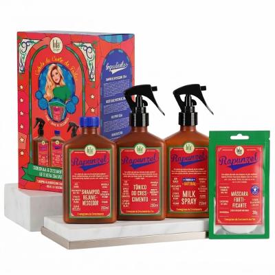Kit Lola Rapunzel Linha Crescimento Capilar - Shampoo + Tônico + Milk + Máscara Fortificante