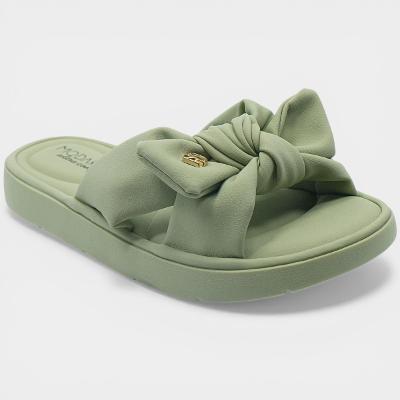 Chinelo Modare Ultraconforto Ortopédico Laço Feminino - Verde