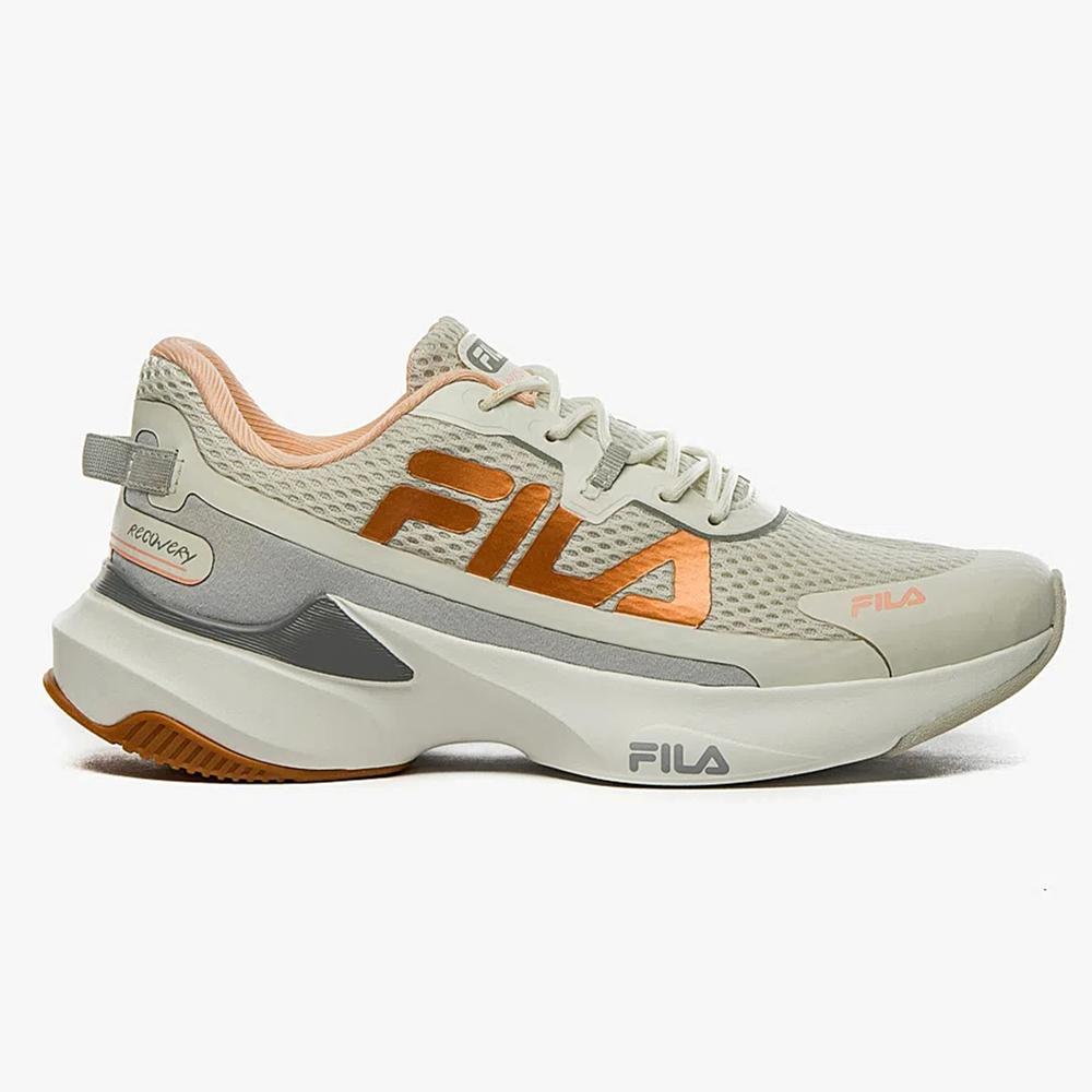 Tênis Fila Recovery Feminino - Branco e Salmão - 2