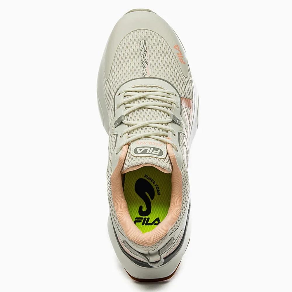 Tênis Fila Recovery Feminino - Branco e Salmão - 3
