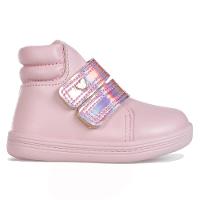 Tênis Cano Alto Infantil Molekinha Holográfico - Rosa - 2