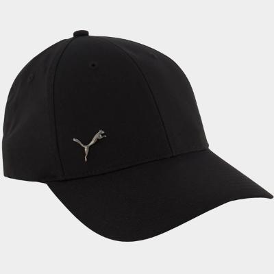 Boné Puma Aba Curva Metal Cat - Preto
