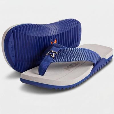 Chinelo Kenner Nk6 Masculino - Cinza e Azul