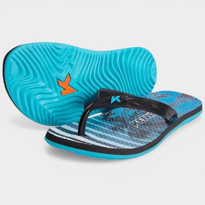 Chinelo Kenner Summer Tropicalia Masculino - Azul e Preto