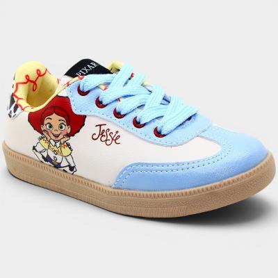 Tênis Infantil Disney Toy Story Jessie Menina - Azul e Bege