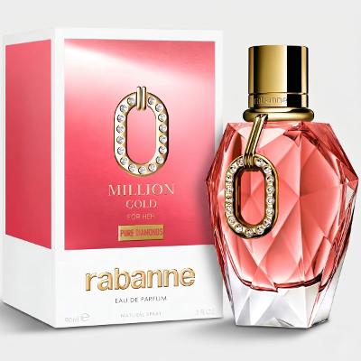 Perfume Paco Rabanne Million Gold For Her Pure Diamonds Eau de Parfum Feminino - 90 ml