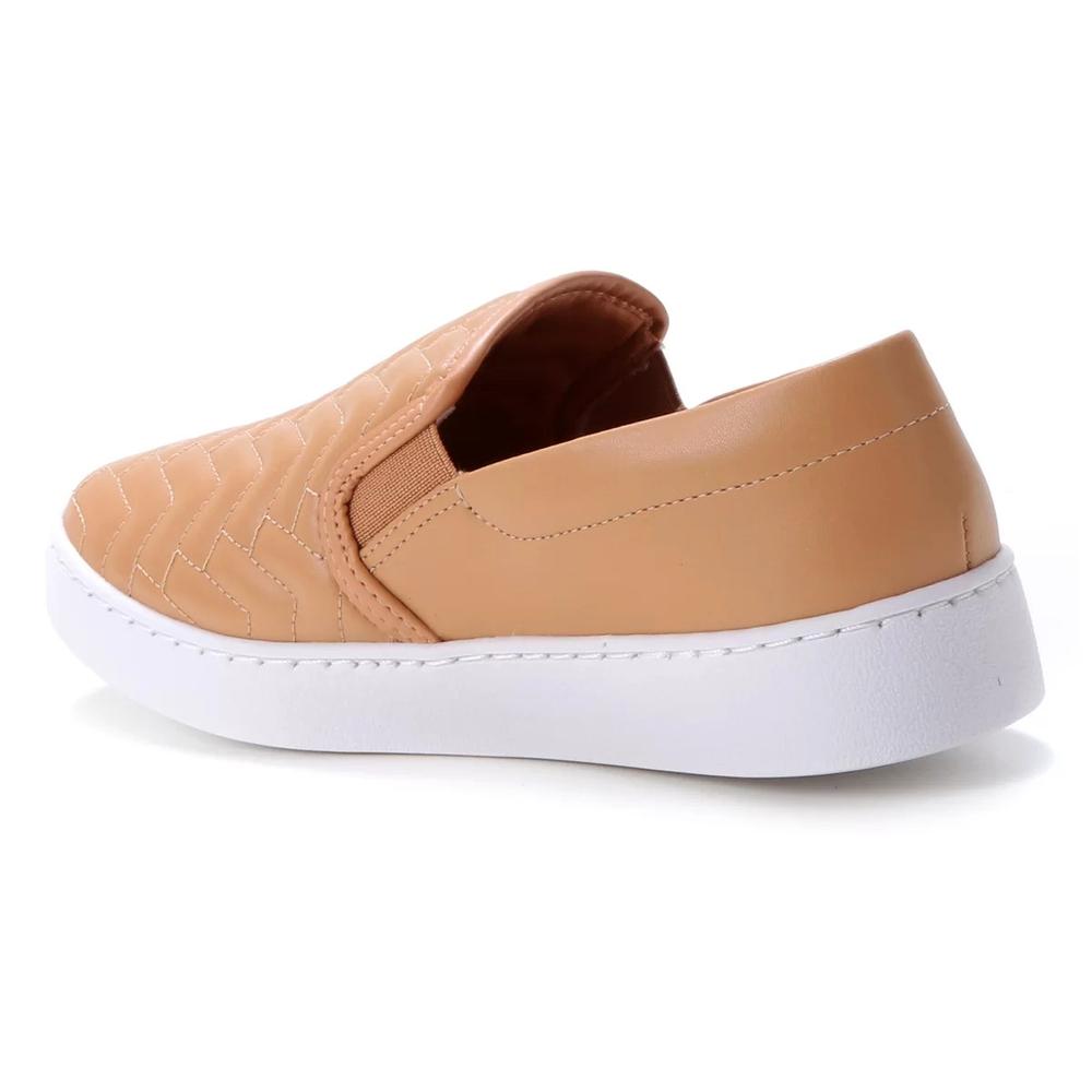 Slip On Vizzano Básico Feminino - Areia - 4