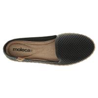 Slip On Moleca Tratorado Lona Losango - Preto - 3