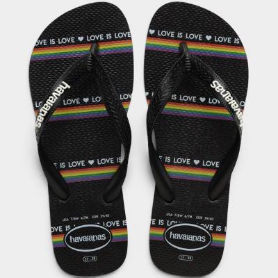 Chinelo Havaianas Top Pride FC Feminino - Preto