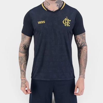 Camiseta Flamengo Brook Masculina - Preto e Dourado