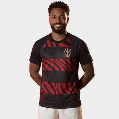 Camiseta Flamengo Pherusa CRF 130 Anos Masculina - Preto e Vermelho