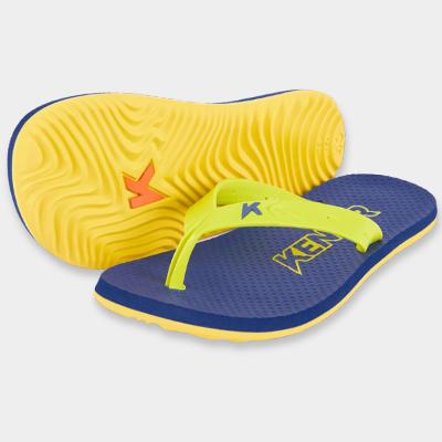 Chinelo Kenner New Summer Lisa Masculino - Azul e Amarelo