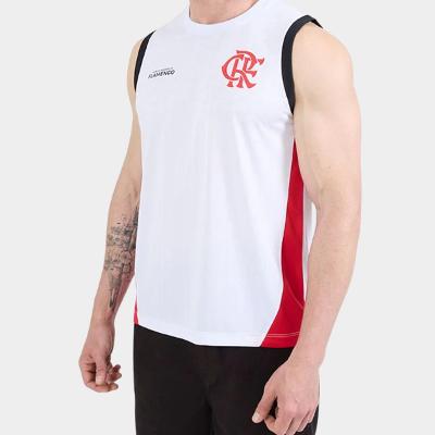 Regata Flamengo Estalo Masculina - Branco e Vermelho