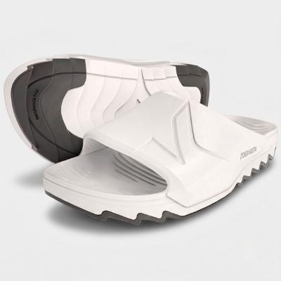 Chinelo Kenner Makho Slide Masculino - Branco e Preto