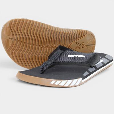 Chinelo Kenner Kick S Up Masculino - Preto e Bege