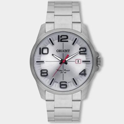 Relógio Orient Analógico Pulseira Elos Masculino - Prata