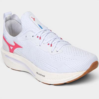 Tênis Mizuno Sunrise Feminino - Branco e Rosa