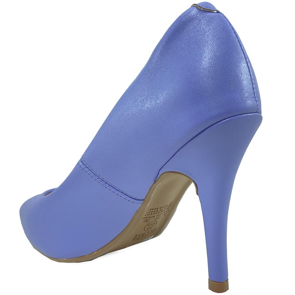 Scarpin Vizzano Pelica Fosco Salto Alto Feminino - Violeta - 2