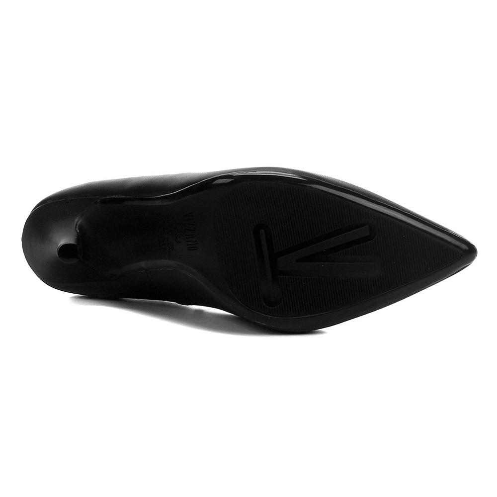 Scarpin Vizzano Pelica Salto Alto Bico Fino - Preto - 1
