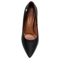 Scarpin Vizzano Pelica Salto Alto Bico Fino - Preto - 2