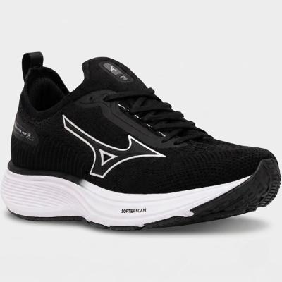 Tênis Mizuno Cool Ride 3 Masculino - Preto e Branco