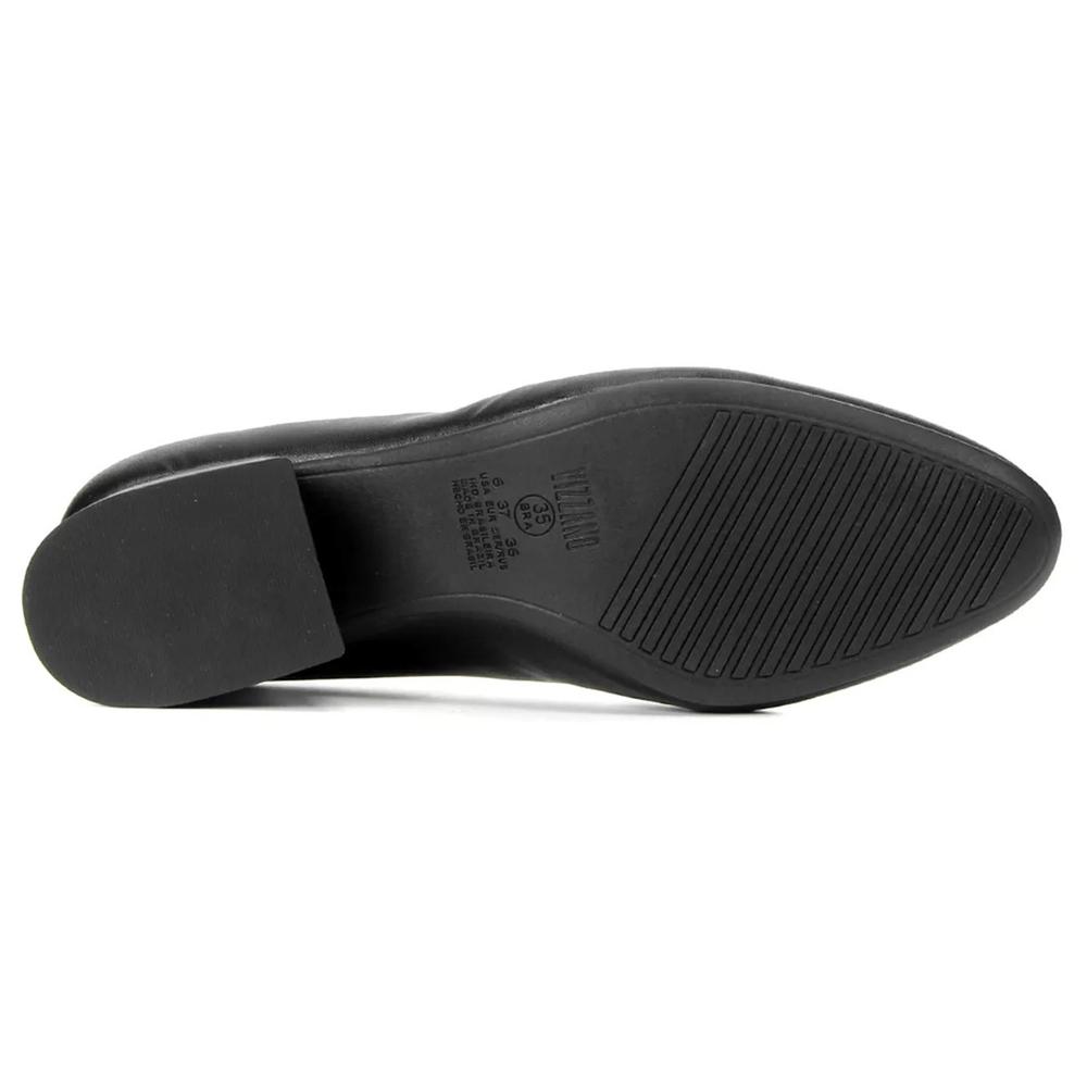 Scarpin Vizzano Boneca Bico Redondo Salto Baixo - Preto - 5