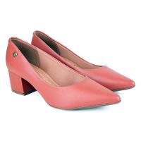Scarpin Vizzano Bico Fino Salto Bloco - Rosa - 3