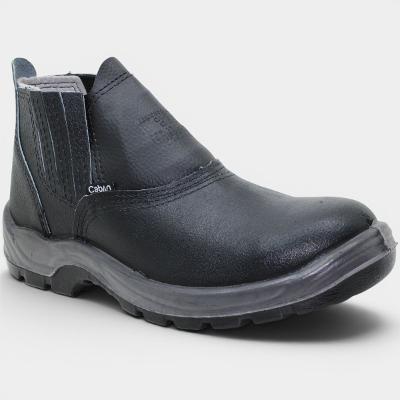 Botina De Segurança Biqueira de AÇO Caban CA29390 Couro L103 - Preto