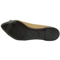 Sapatilha Moleca Laço Bico Fino Napa Renda - Areia - 5