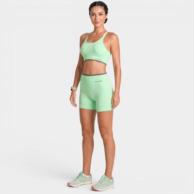 Short LSport Lupo Seamless Ayra Feminina - Verde e Cinza