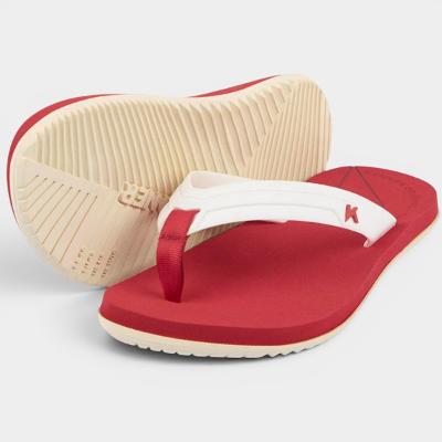 Sandália Kenner K1 Masculina - Vermelho e Branco
