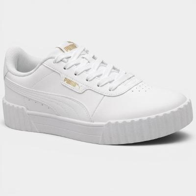 Tênis Puma Carina 3 Bdp Feminino - Branco e Dourado