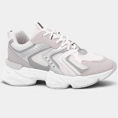 Tênis Ramarim Chuncky Feminino - Branco e Prata