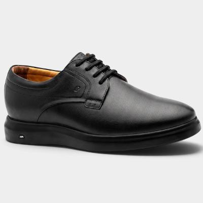 Sapato Social Jota Pe Couro Air Enigma Masculino - Preto