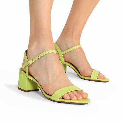 Sandália Vizzano Salto Médio Feminina - Verde