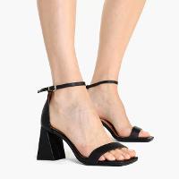 Sandália Vizzano Salto Médio Feminina - Preto - 1